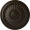 Ekena Millwork Brunswick Ceiling Medallion (Fits Canopies up to 4 1/2"), Hand-Painted Stone Hearth, 27"OD x 2 1/2"P CM27BRSHF - alternate 1